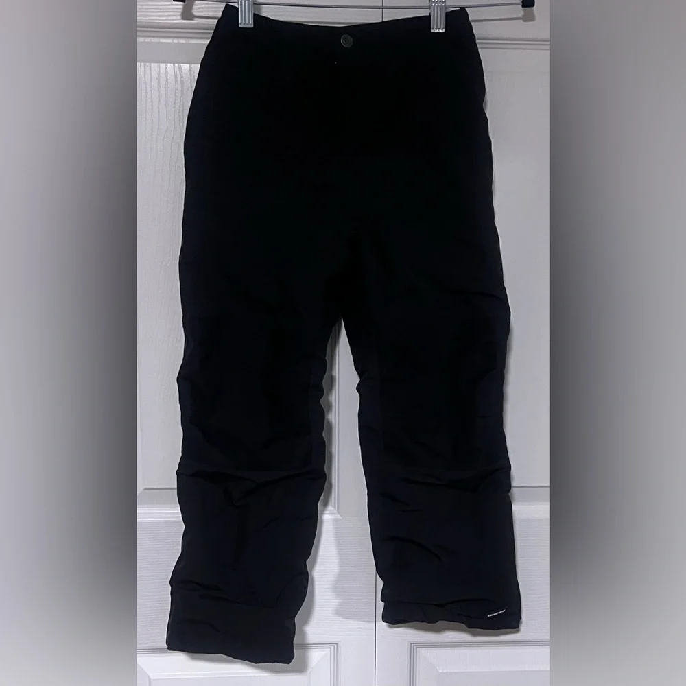 Kids Lands' End Black Snow Pants